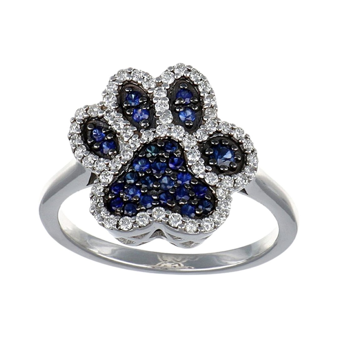 Buy Blue Sapphire Ring (Blue Sapphire 0.31 cts. White Diamond 0.28 cts.) at Kay's Fine Jewelry