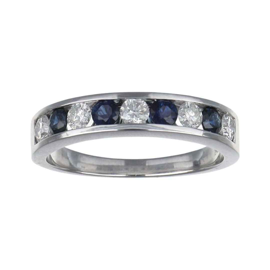 Buy Blue Sapphire Ring (Blue Sapphire 0.42 cts. White Diamond 0.45 cts.) at Kay's Fine Jewelry