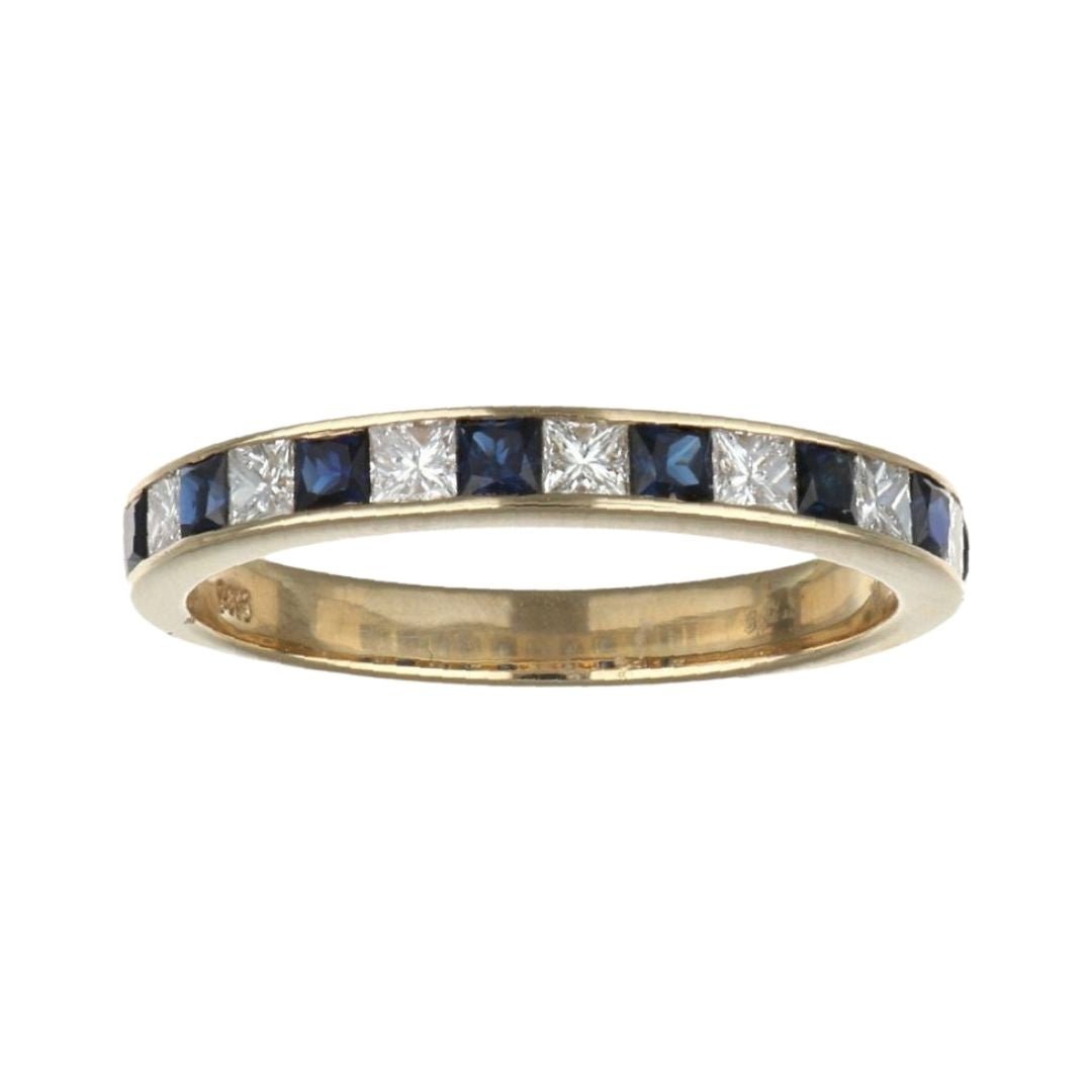 Buy Blue Sapphire Ring (Blue Sapphire 0.51 cts. White Diamond 0.45 cts.) at Kay's Fine Jewelry