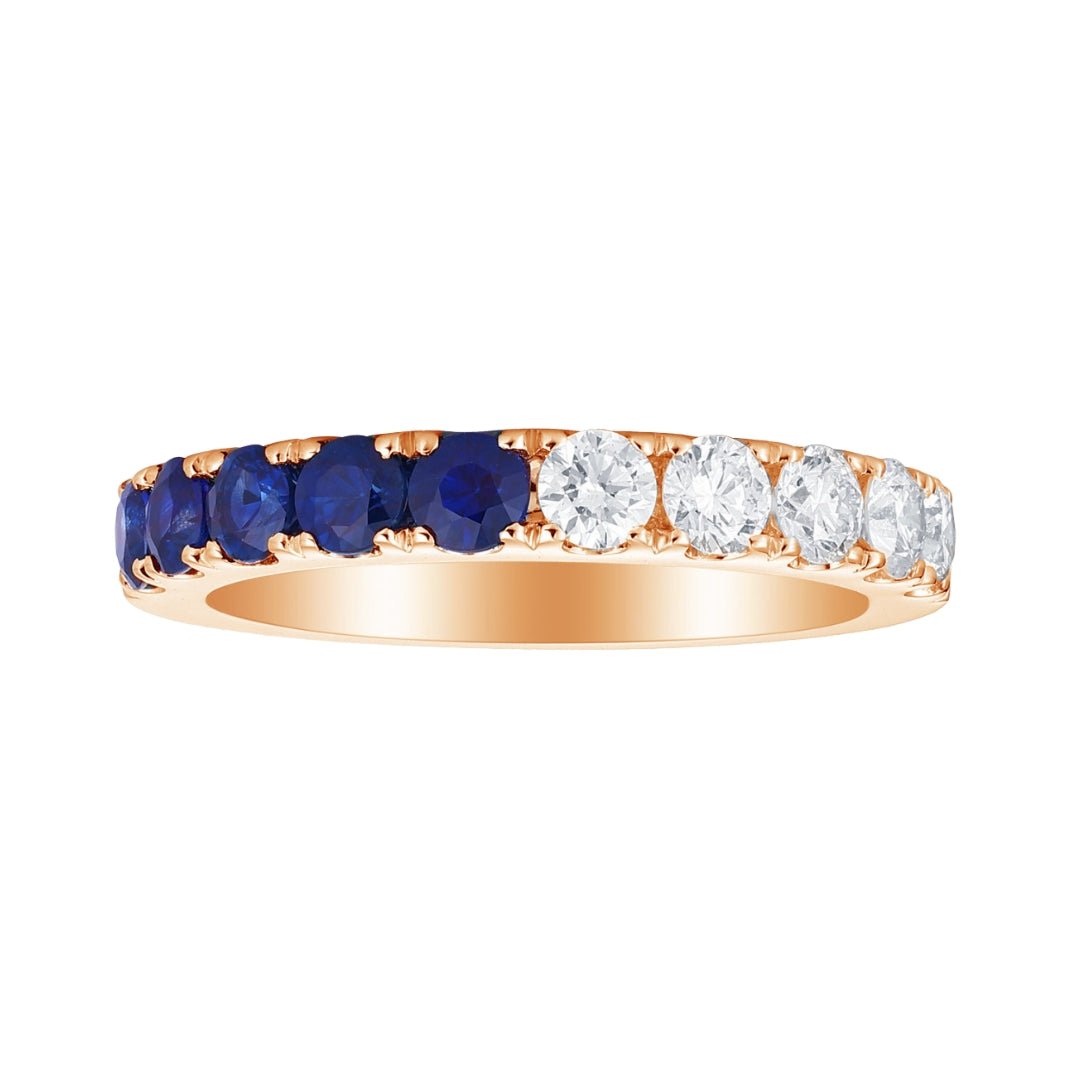 Buy Blue Sapphire Ring (Blue Sapphire 0.82 cts. White Diamond 0.61 cts.) at Kay's Fine Jewelry