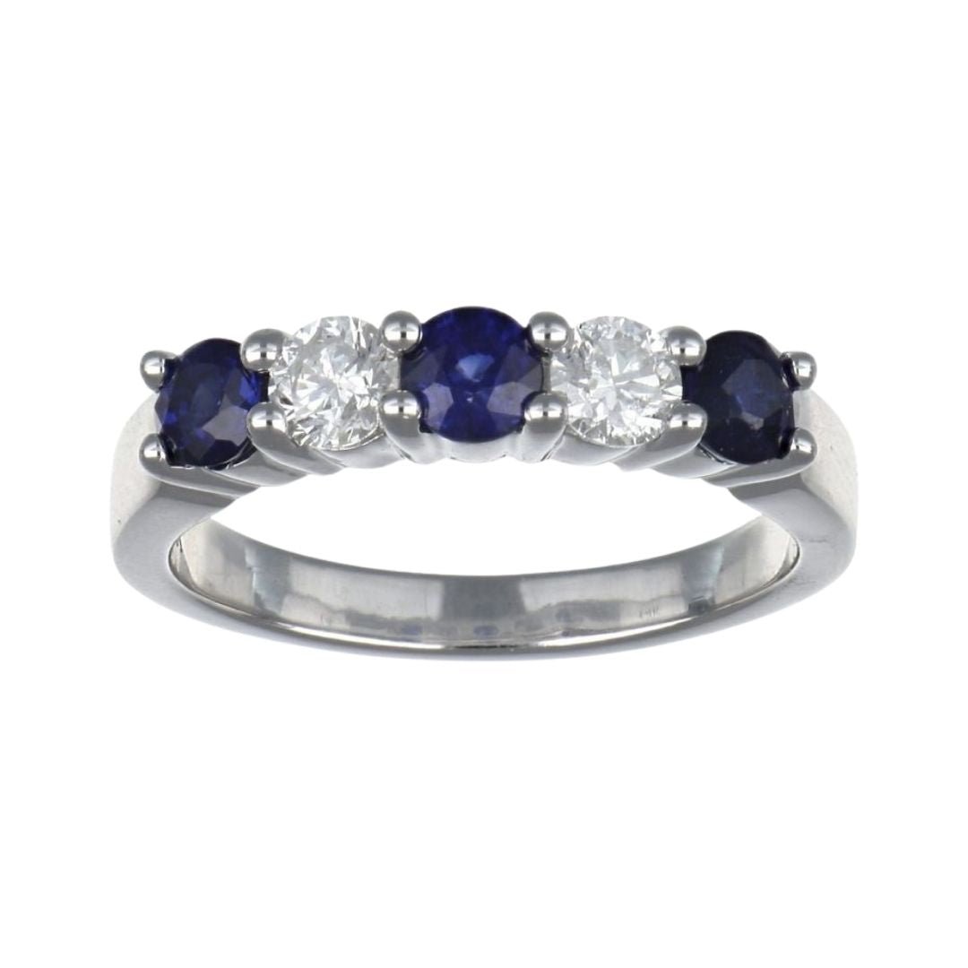 Buy Blue Sapphire Ring (Blue Sapphire 0.92 cts. White Diamond 0.4 cts.) at Kay's Fine Jewelry