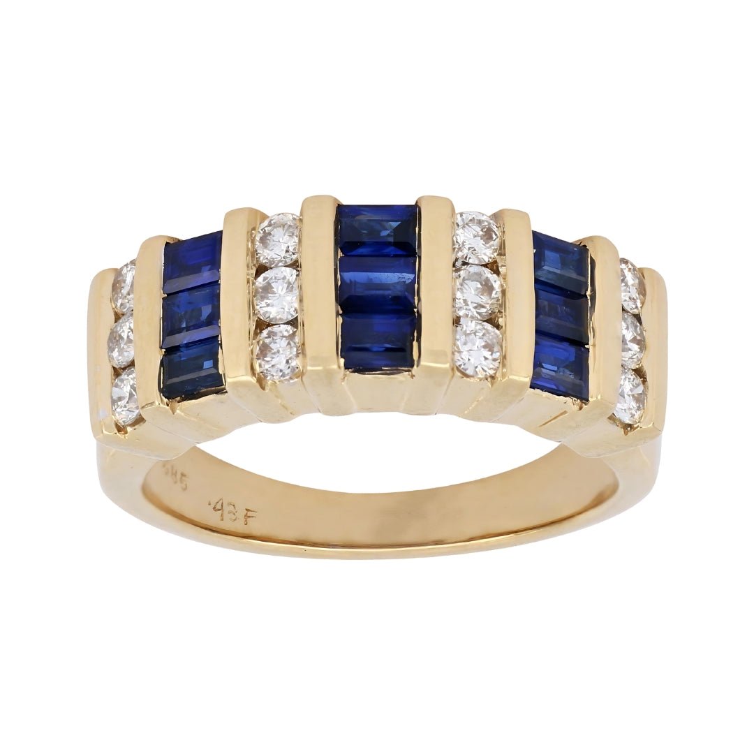 Buy Blue Sapphire Ring (Blue Sapphire 1.08 cts. White Diamond 0.48 cts.) at Kay's Fine Jewelry