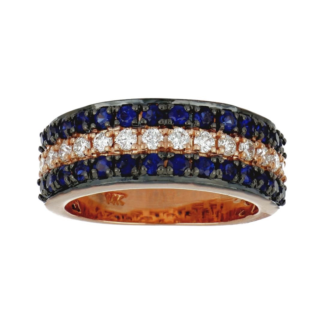 Buy Blue Sapphire Ring (Blue Sapphire 1.23 cts. White Diamond 0.42 cts.) at Kay's Fine Jewelry