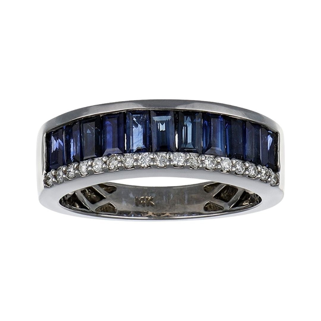 Buy Blue Sapphire Ring (Blue Sapphire 1.62 cts. White Diamond 0.12 cts.) at Kay's Fine Jewelry