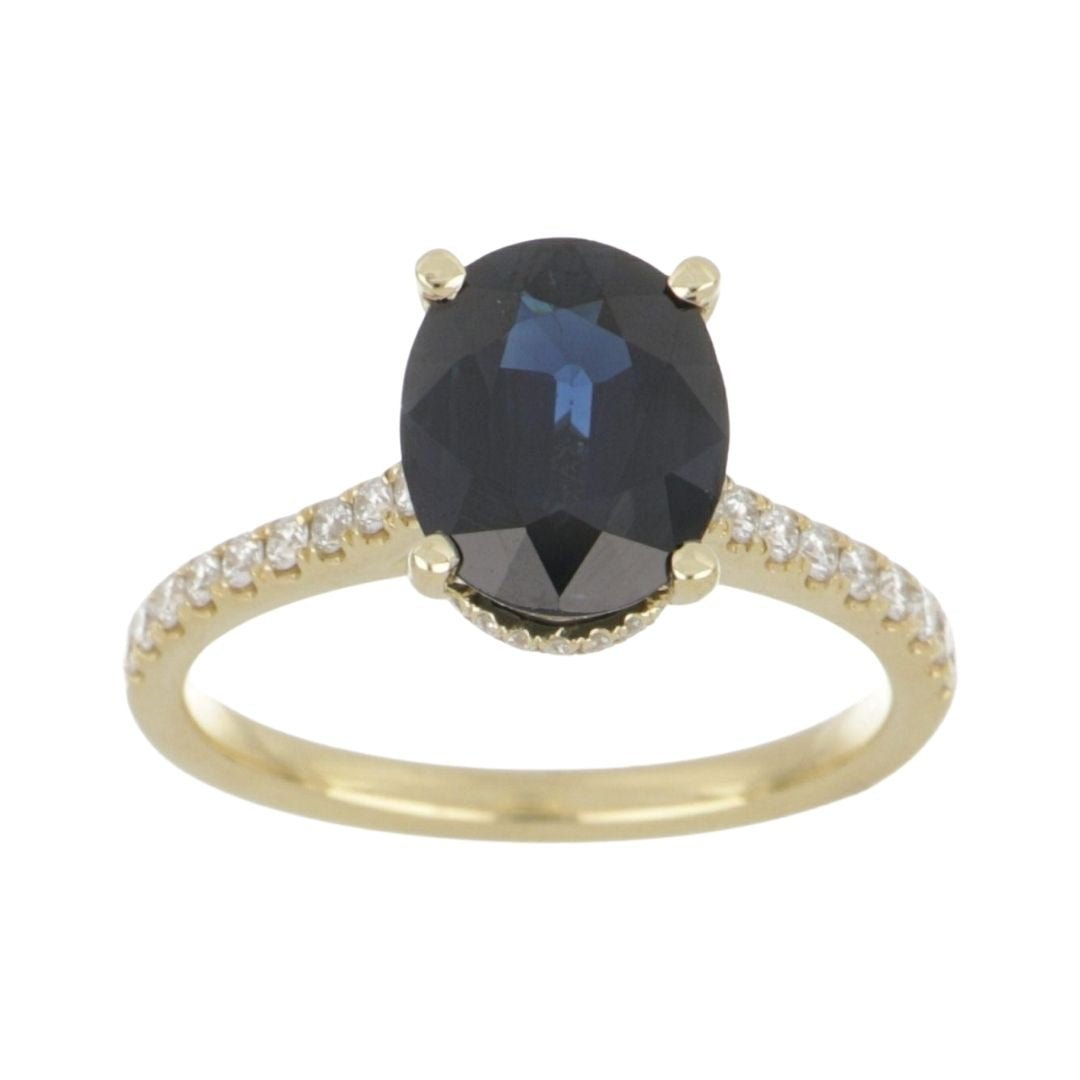 Buy Blue Sapphire Ring (Blue Sapphire 2.46 cts. White Diamond 0.28 cts. ) at Kay's Fine Jewelry