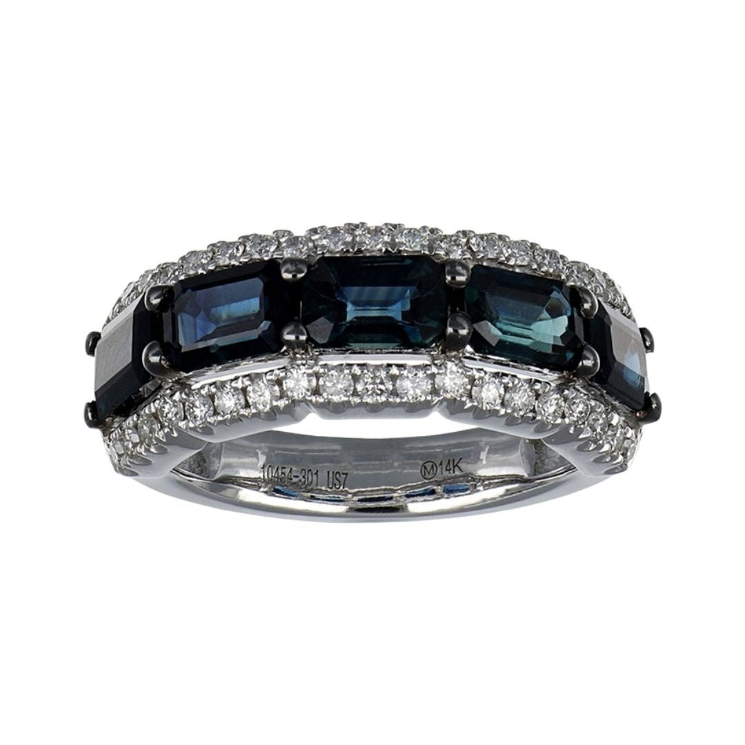 Buy Blue Sapphire Ring (Blue Sapphire 3.53 cts. White Diamond 0.45 cts.) at Kay's Fine Jewelry