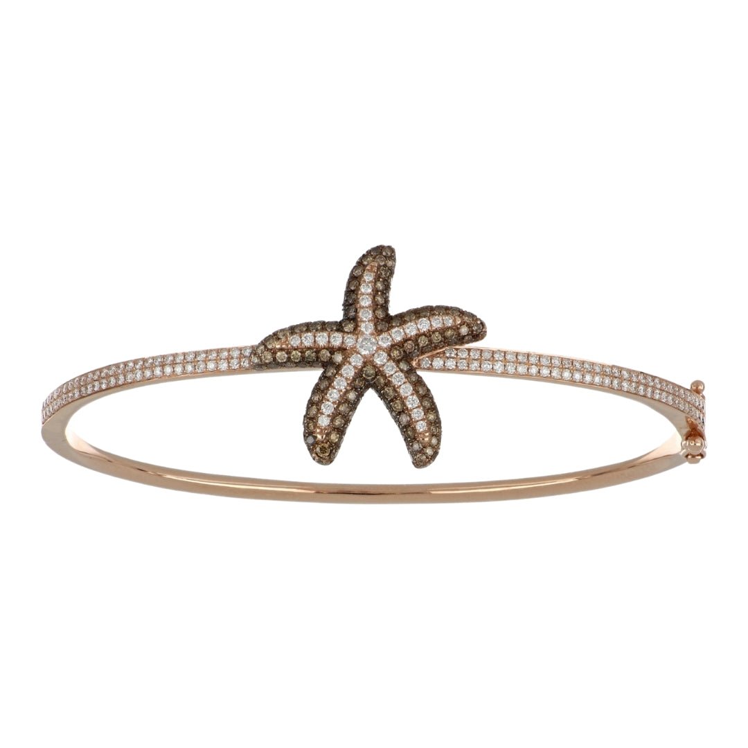 Brown Diamond Bangle (Brown Diamond 1.13 cts. White Diamond 0.81 cts.) Not Net
