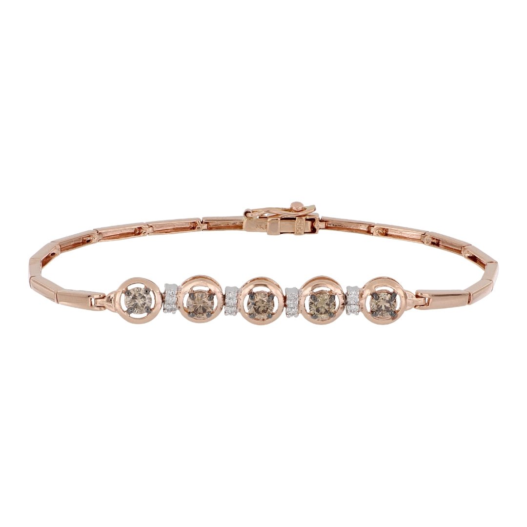 Buy Brown Diamond Bracelet (Brown Diamond 1.05 cts. White Diamond 0.1 cts.) at Kay's Fine Jewelry