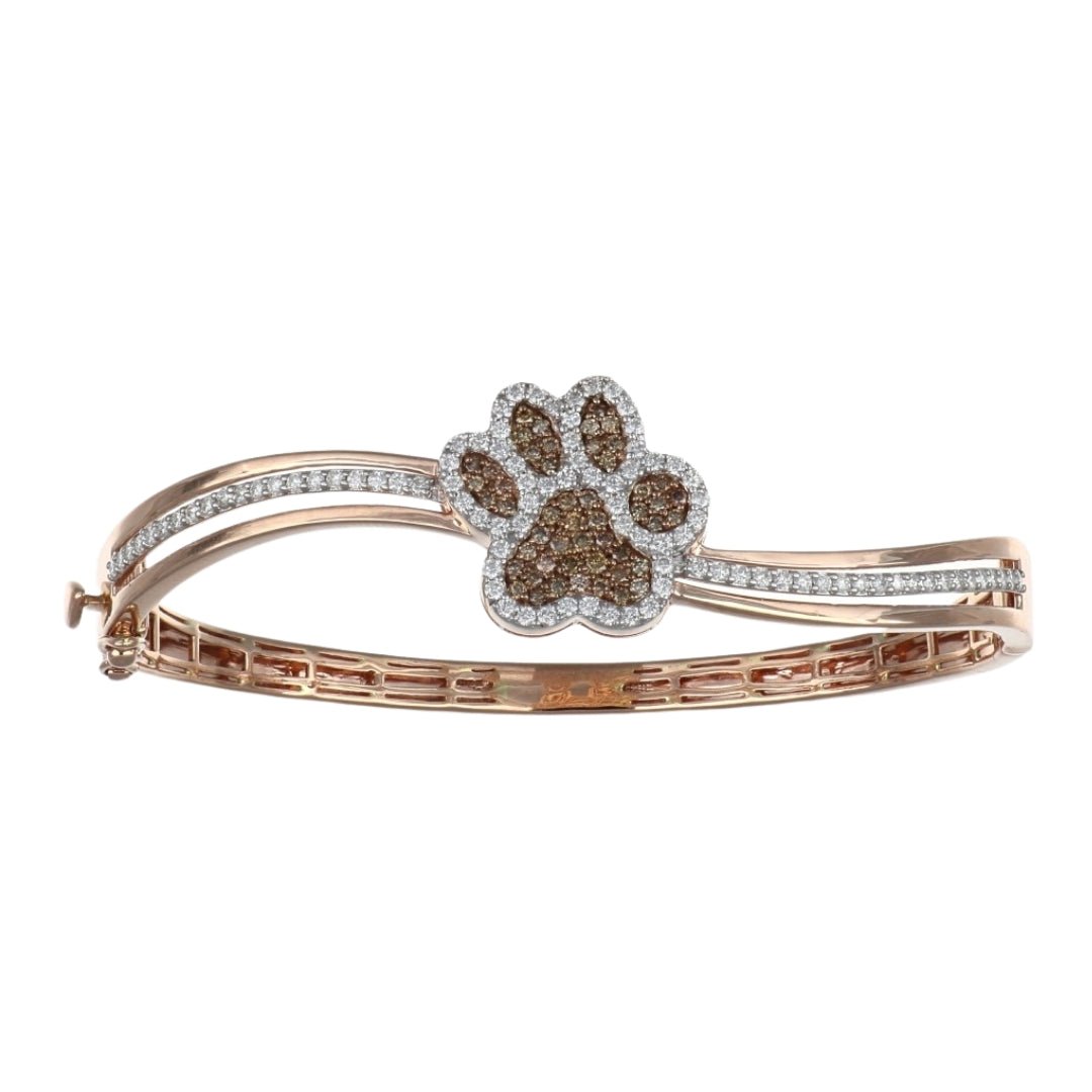 Brown Diamond (Brown Diamond 0.41 cts. White Diamond 0.81 cts.) Not Net