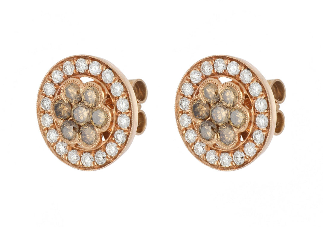 Buy Brown Diamond Earrings (Brown Diamond 1.22 cts. White Diamond 0.82 cts.) at Kay's Fine Jewelry