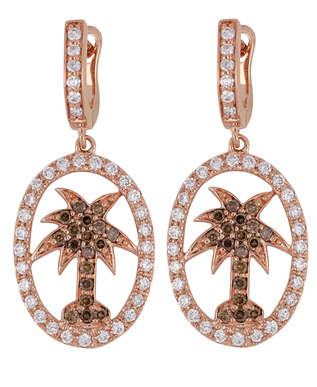 Buy Brown Diamond Ladies Earrings (Brown Diamond 0.48 cts. White Diamond 0.83 cts.) at Kay's Fine Jewelry