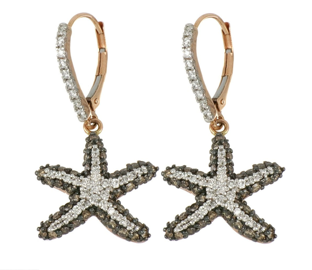 Buy Brown Diamond Ladies Earrings (Brown Diamond 1.26 cts. White Diamond 0.87 cts.) at Kay's Fine Jewelry