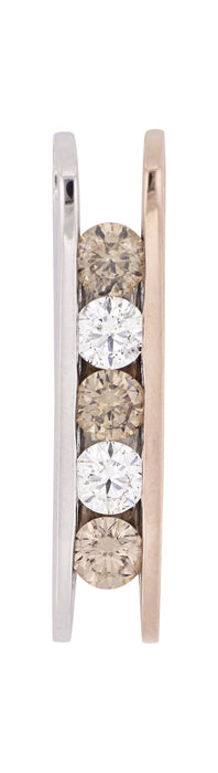 Brown Diamond Ladies Pendant (Brown Diamond 0.8 cts. White Diamond Included cts.) Not Net