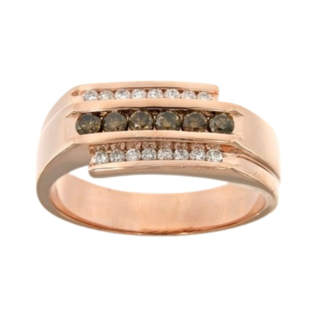 Buy Brown Diamond Men's Ring (Brown Diamond 0.4 cts. White Diamond 0.24 cts.) at Kay's Fine Jewelry