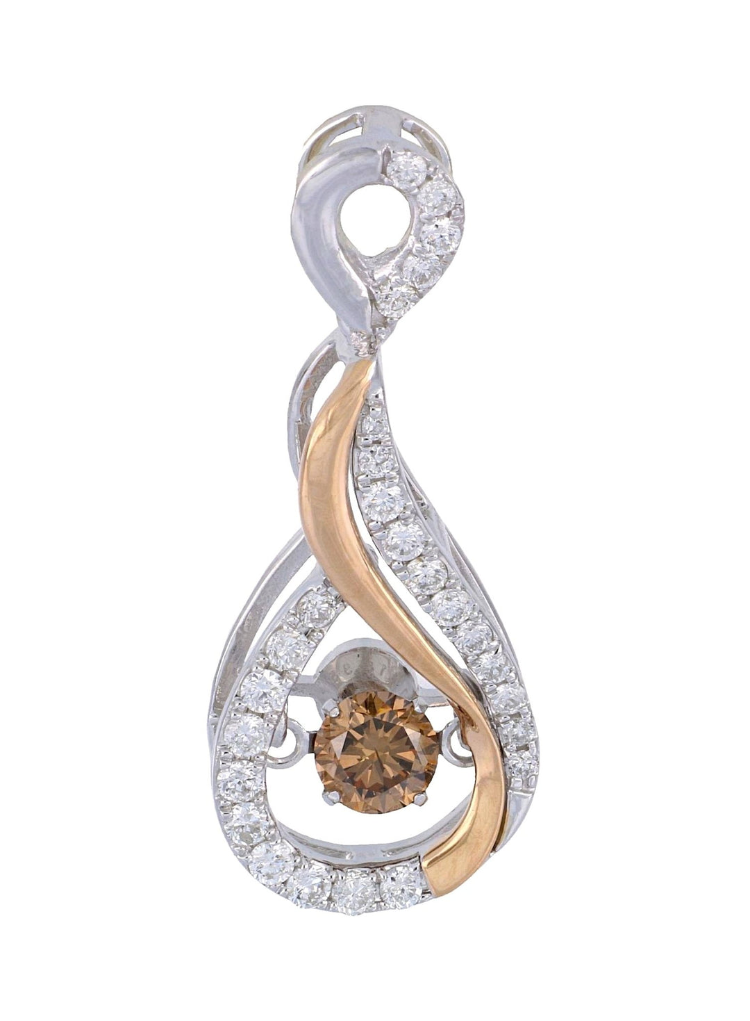Buy Brown Diamond Pendant (Brown Diamond 0.56 cts. White Diamond 0.3 cts.) at Kay's Fine Jewelry