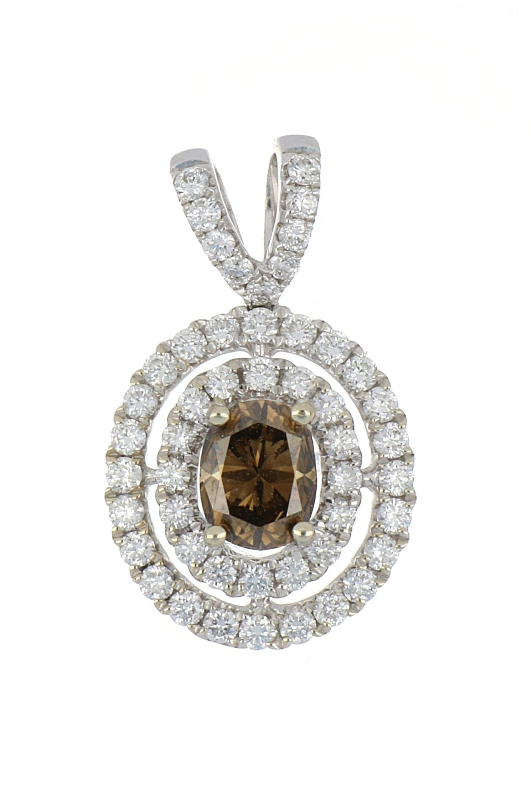 Buy Brown Diamond Pendant (Brown Diamond 0.85 cts. White Diamond 0.52 cts.) at Kay's Fine Jewelry