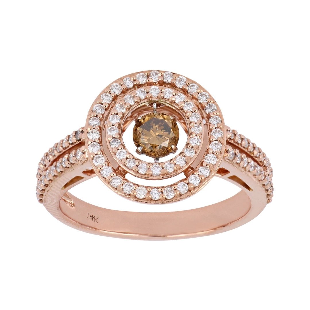 Buy Brown Diamond Ring (Brown Diamond 0.32 ct. White Diamond 0.46 ct.) at Kay's Fine Jewelry