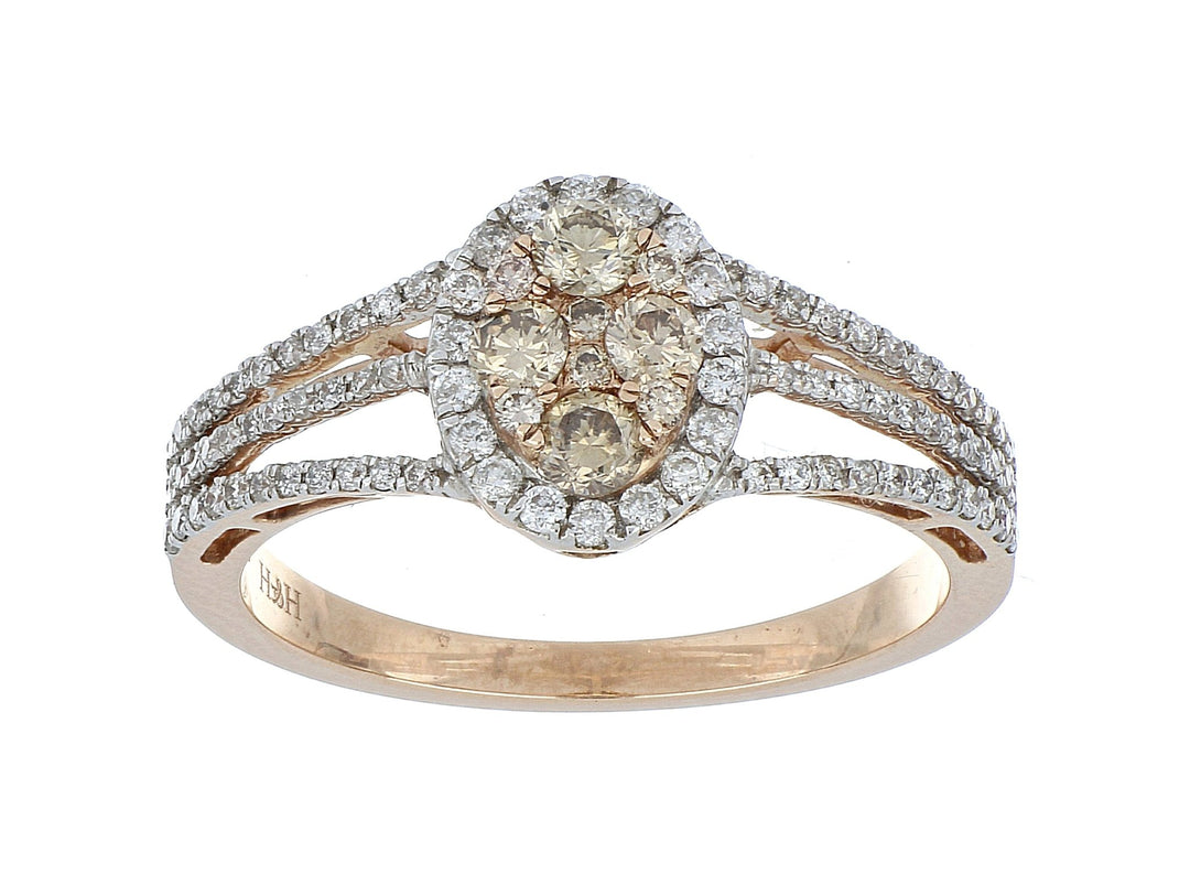 Buy Brown Diamond Ring (Brown Diamond 0.32 cts. White Diamond 0.32 cts.) at Kay's Fine Jewelry