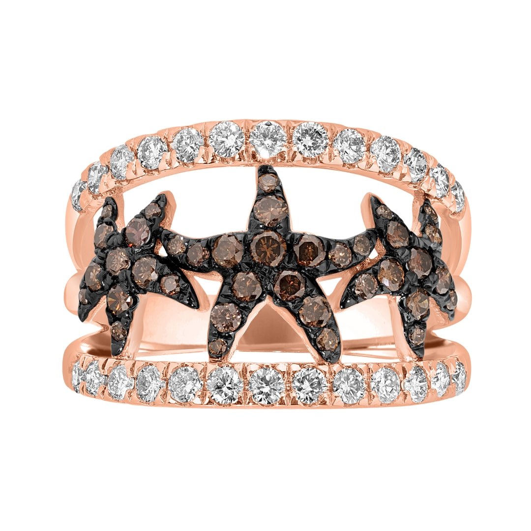 Buy Brown Diamond Ring (Brown Diamond 0.45 cts. White Diamond 0.6 cts.) at Kay's Fine Jewelry