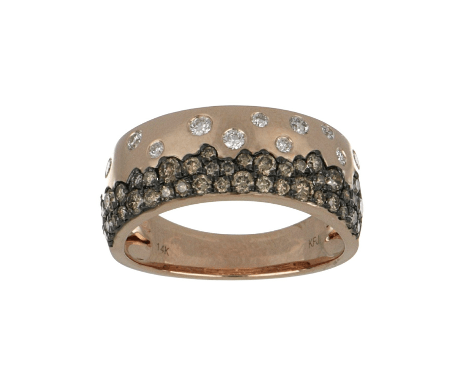 Buy Brown Diamond Ring (Brown Diamond 0.62 cts. White Diamond 0.18 cts.) at Kay's Fine Jewelry