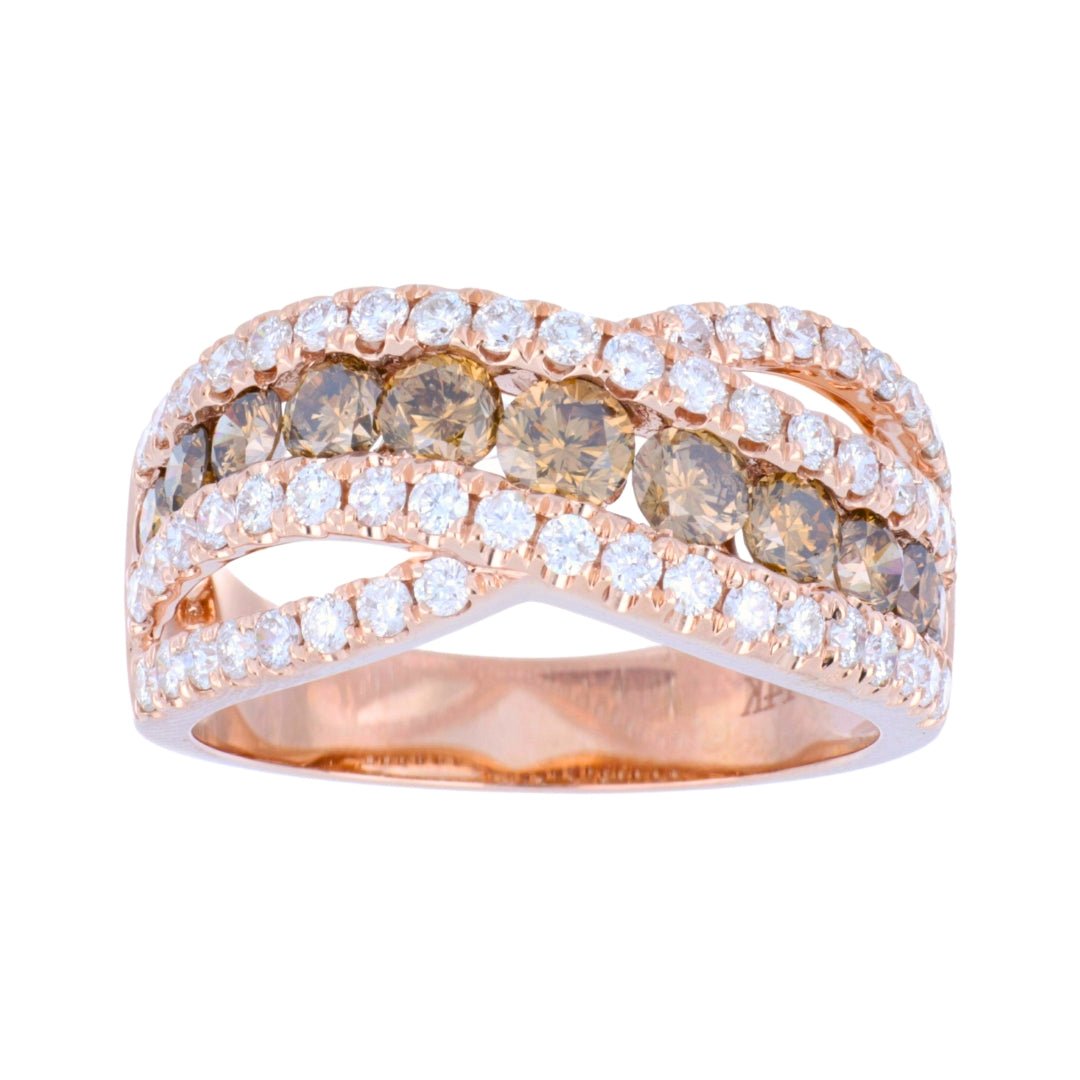 Buy Brown Diamond Ring (Brown Diamond 1.1 cts. White Diamond 0.88 cts.) at Kay's Fine Jewelry