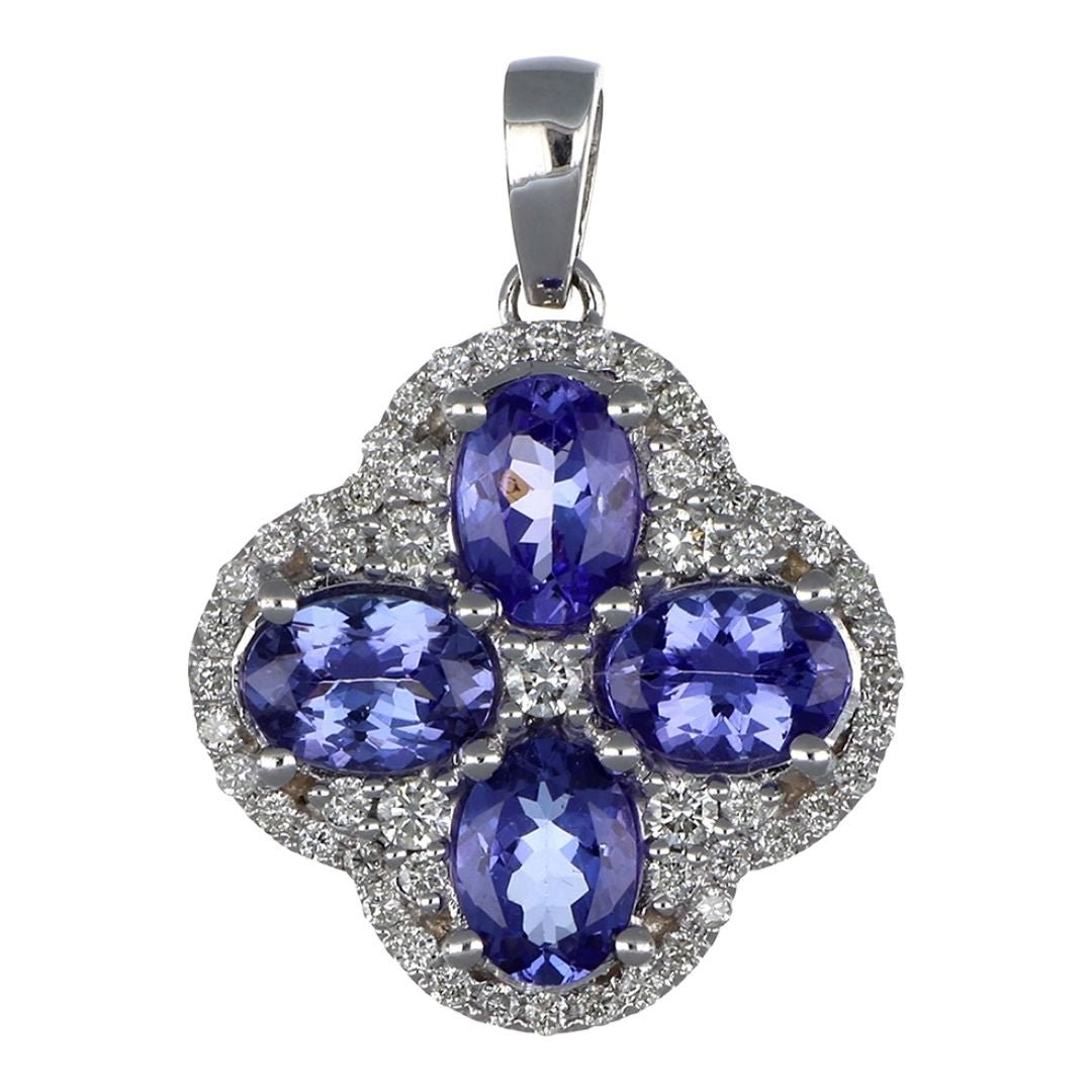 Buy Day 2 - Tanzanite Pendant (Tanzanite 3.5 cts. White Diamond 0.7 cts.) at Kay's Fine Jewelry