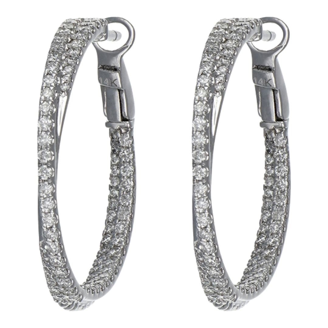 Buy Day 3 - White Diamond Earrings (White Diamond 0.94 cts.) at Kay's Fine Jewelry