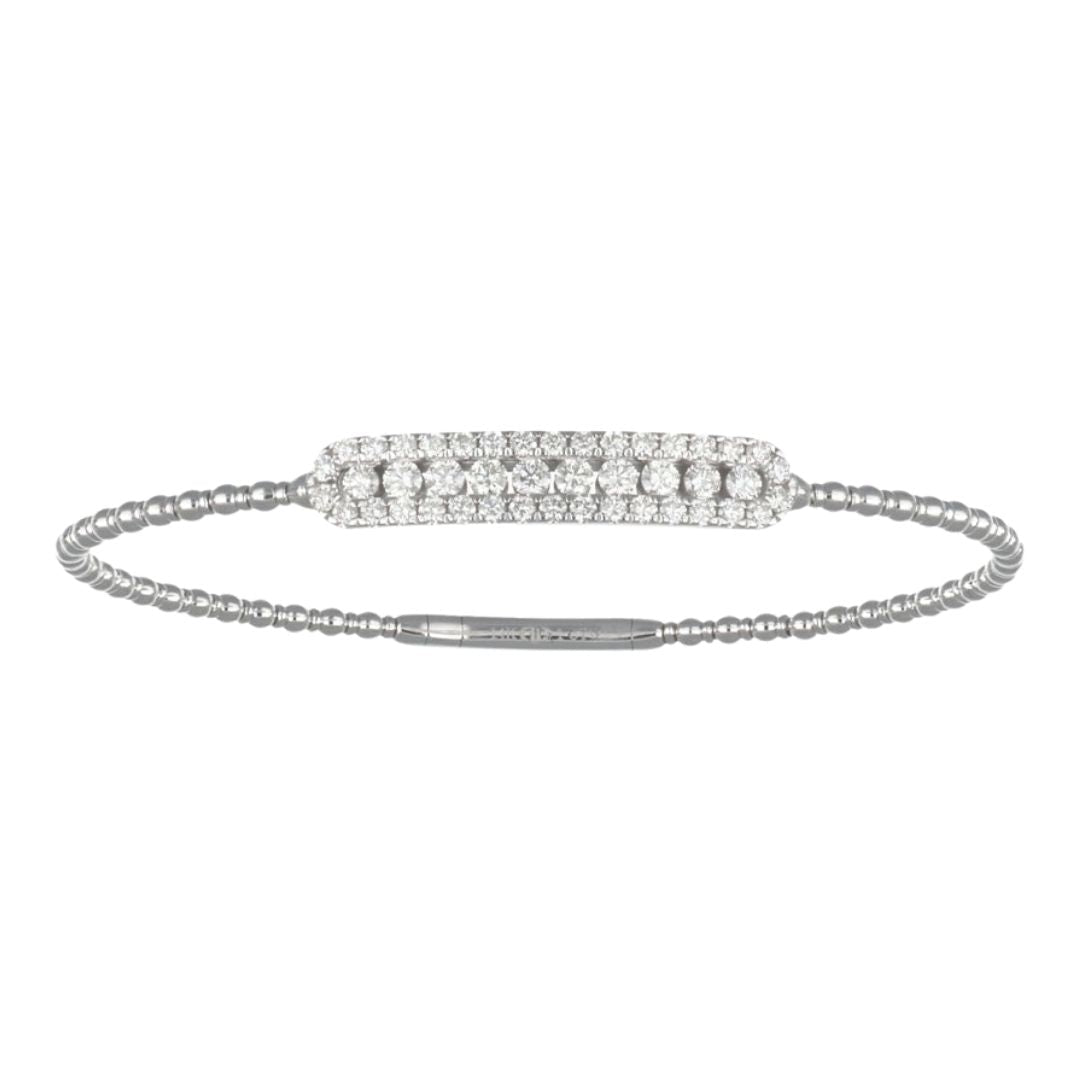 Buy Day 5 - White Diamond Flexi Bangle (White Diamond 1 cts.) at Kay's Fine Jewelry