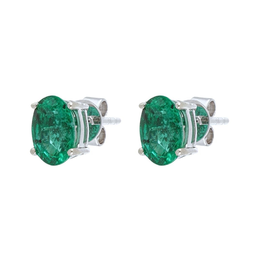 Emerald Earrings (Emerald 1.5 cts.) Not Net