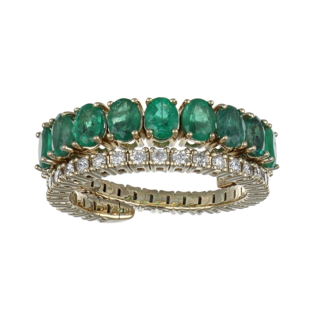 Buy Emerald Flexi Ring (Emerald 1.53 cts. White Diamond 0.75 cts.) at Kay's Fine Jewelry