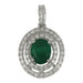 Emerald Pendant (Emerald 1.02 cts. White Diamond 0.48 cts.) Not Net