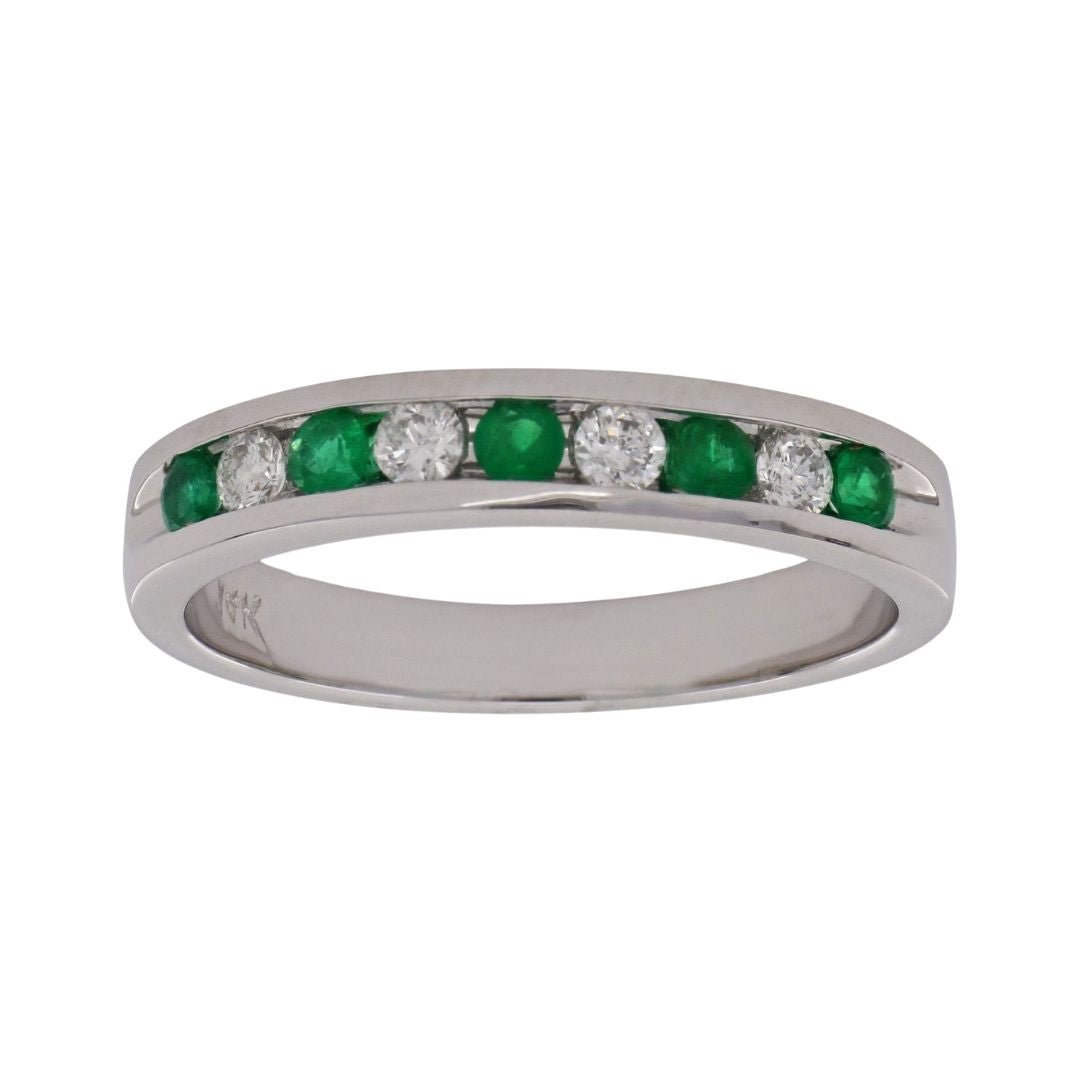 Buy Emerald Ring (Emerald 0.21 cts. White Diamond 0.17 cts.) at Kay's Fine Jewelry