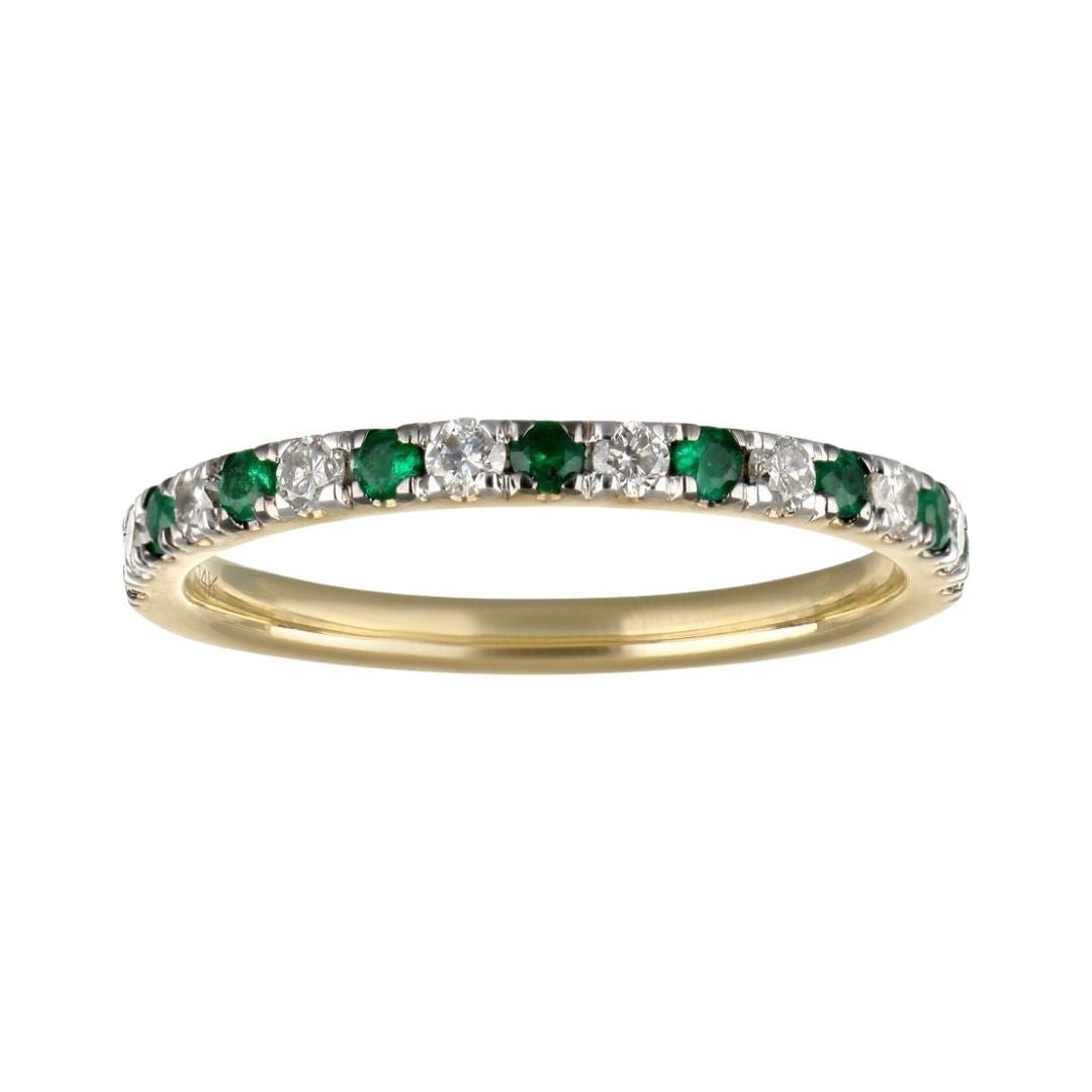 Buy Emerald Ring (Emerald 0.24 cts. White Diamond 0.21 cts.) at Kay's Fine Jewelry