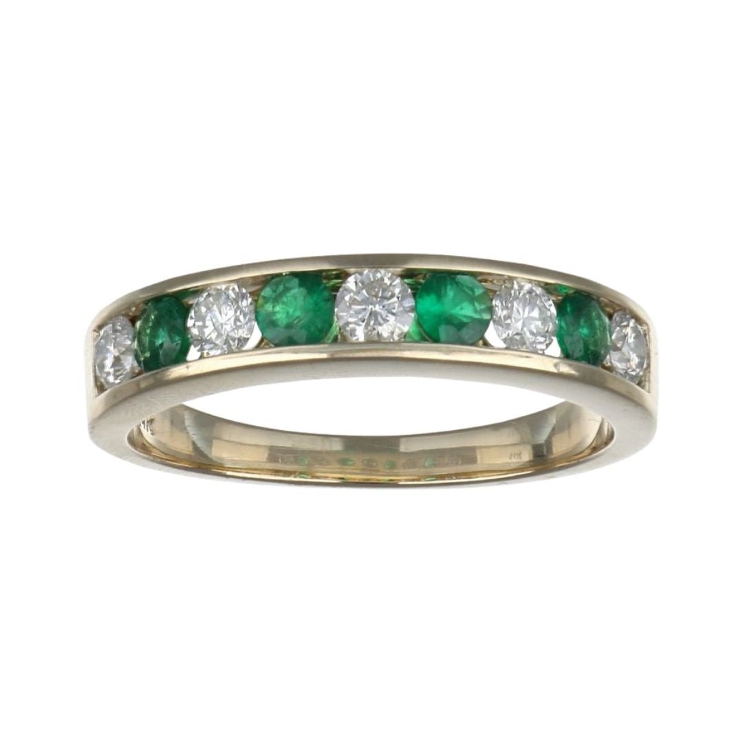 Buy Emerald Ring (Emerald 0.33 cts. White Diamond 0.43 cts.) at Kay's Fine Jewelry