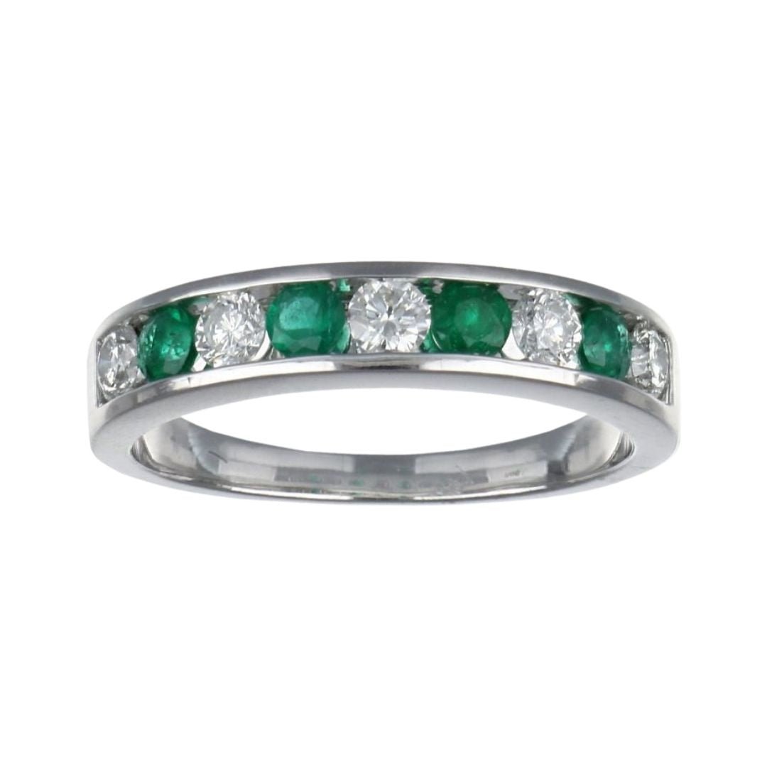 Buy Emerald Ring (Emerald 0.36 cts. White Diamond 0.43 cts.) at Kay's Fine Jewelry