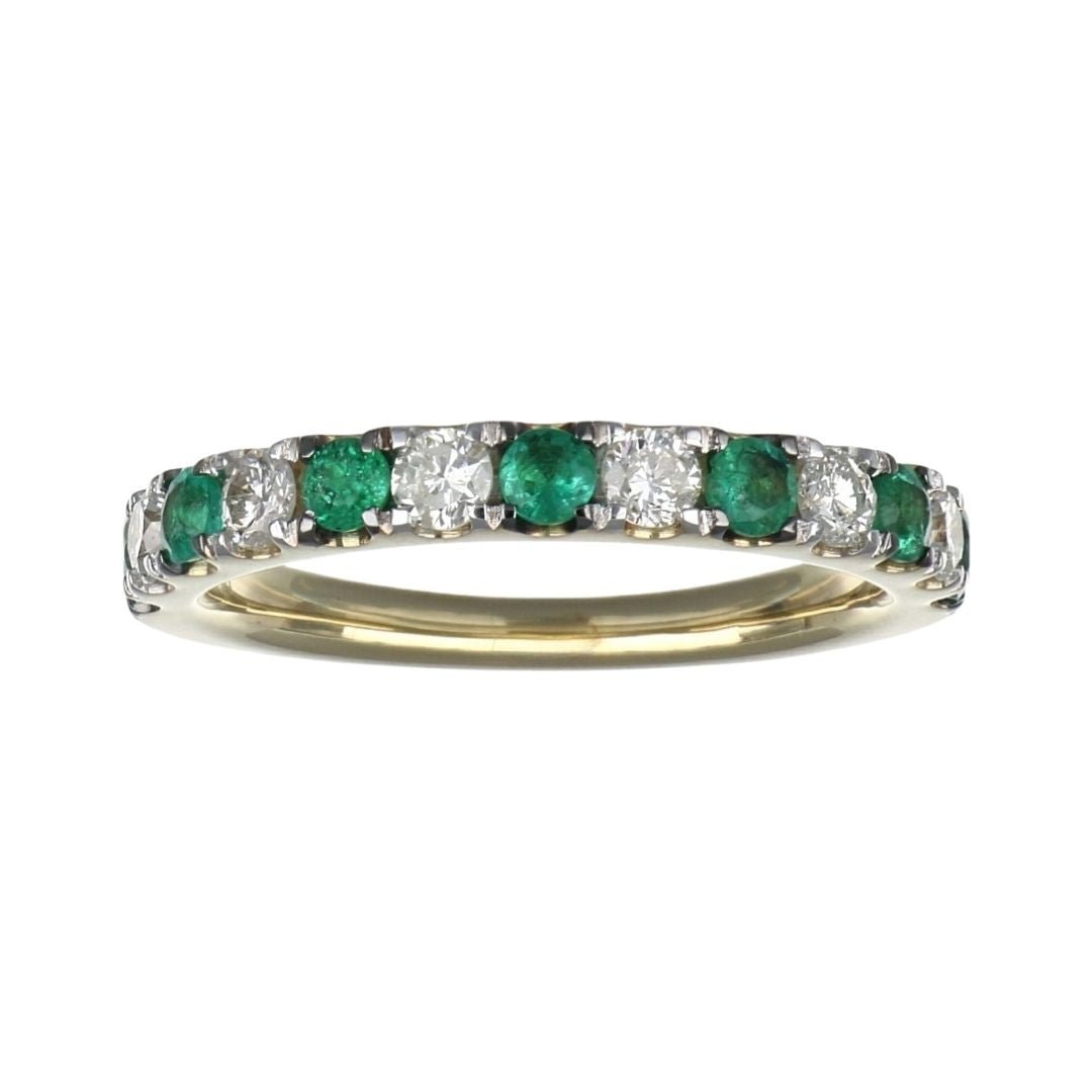 Buy Emerald Ring (Emerald 0.38 cts. White Diamond 0.42 cts.) at Kay's Fine Jewelry
