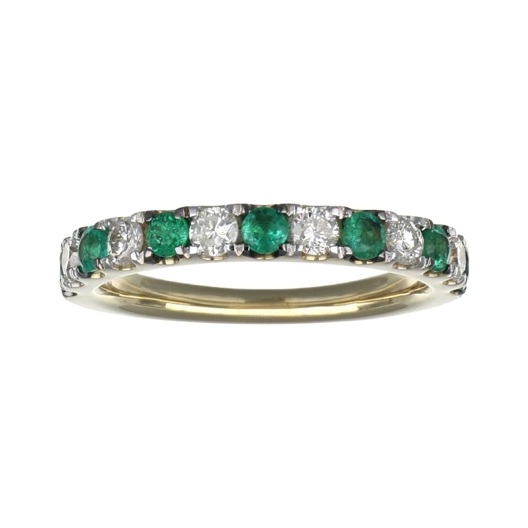 Buy Emerald Ring (Emerald 0.38 cts. White Diamond 0.42 cts.) at Kay's Fine Jewelry