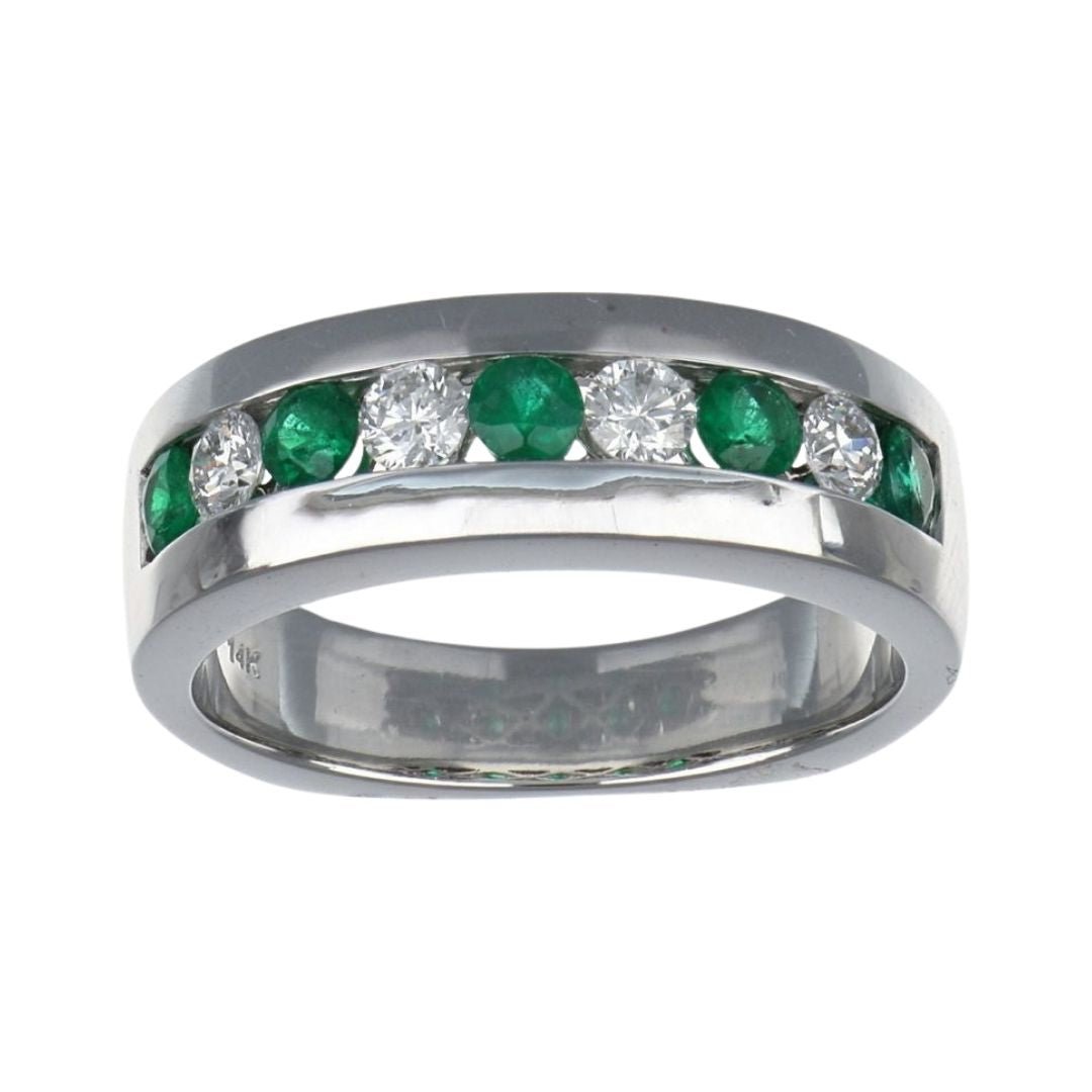 Buy Emerald Ring (Emerald 0.42 cts. White Diamond 0.35 cts.) at Kay's Fine Jewelry
