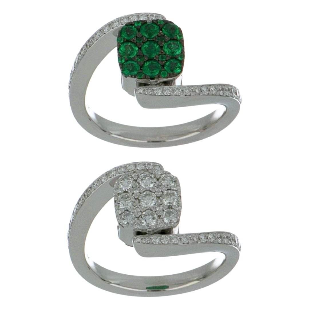 Buy Emerald Ring (Emerald 0.51 cts. White Diamond 0.75 cts.) at Kay's Fine Jewelry