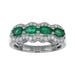 Emerald Ring (Emerald 0.81 cts. White Diamond 0.34 cts.) Not Net