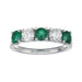 Emerald Ring (Emerald 0.84 cts. White Diamond 0.61 cts.) Not Net