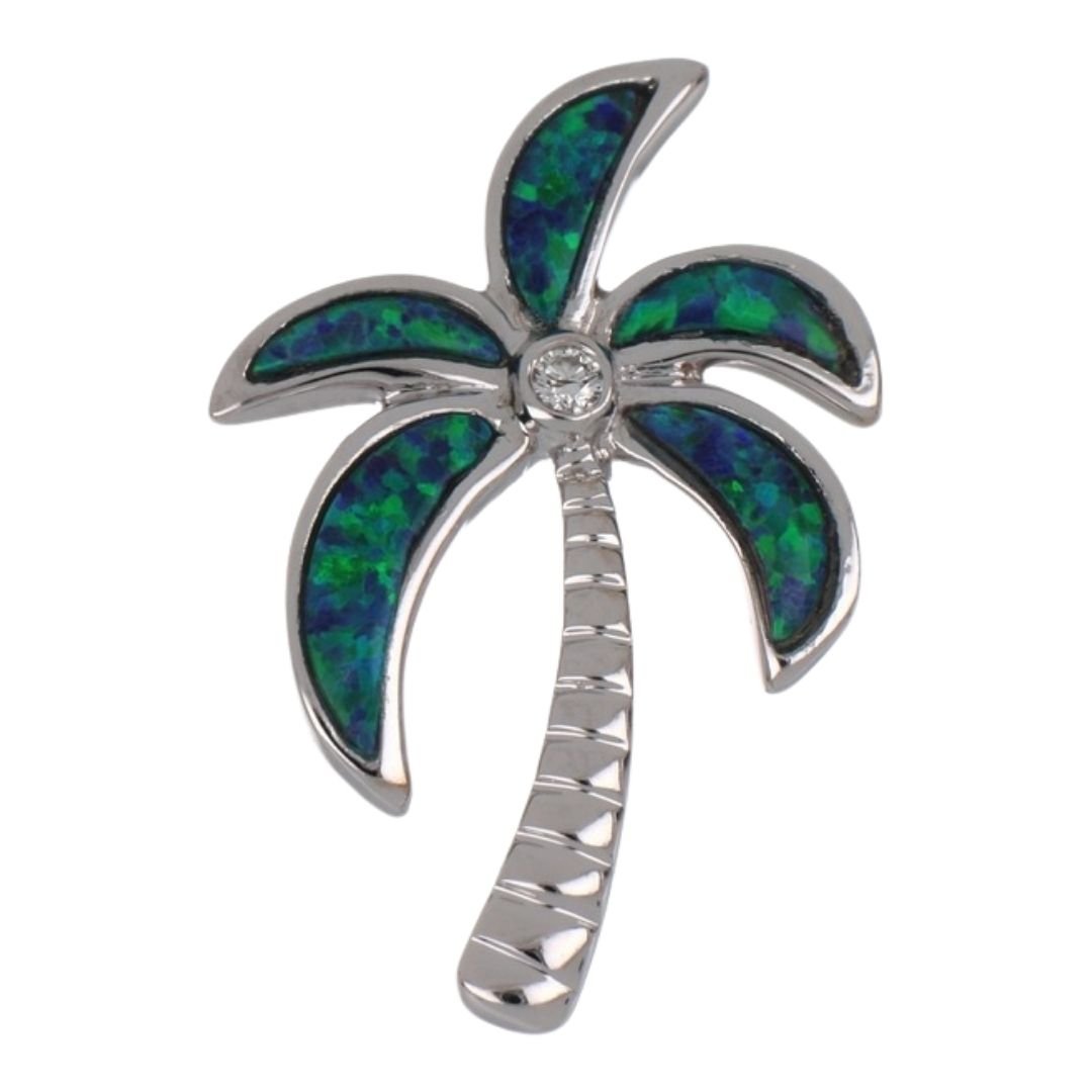 Buy Inlay Opal Pendant (Inlay Opal White Diamond 0.02 cts.) at Kay's Fine Jewelry