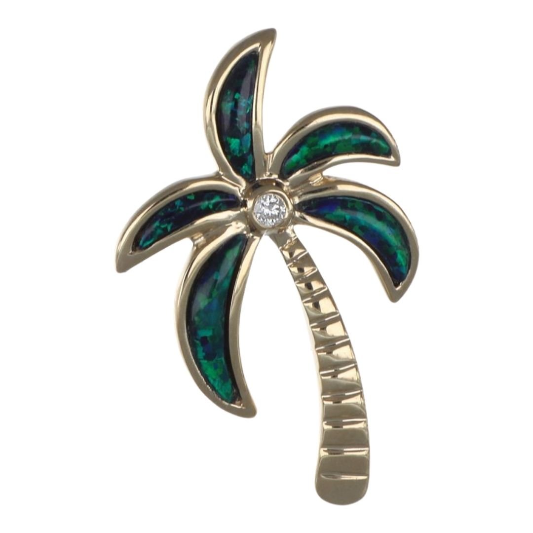 Buy Inlay Opal Pendant (Inlay Opal White Diamond 0.02 cts.) at Kay's Fine Jewelry