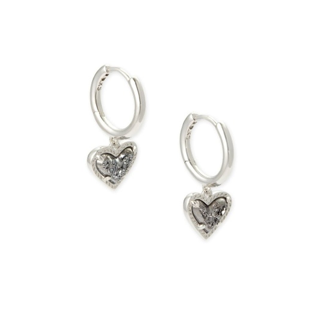 Buy KENDRA SCOTT ARI HEART HUGGIE EARRINGS at Kay's Fine Jewelry