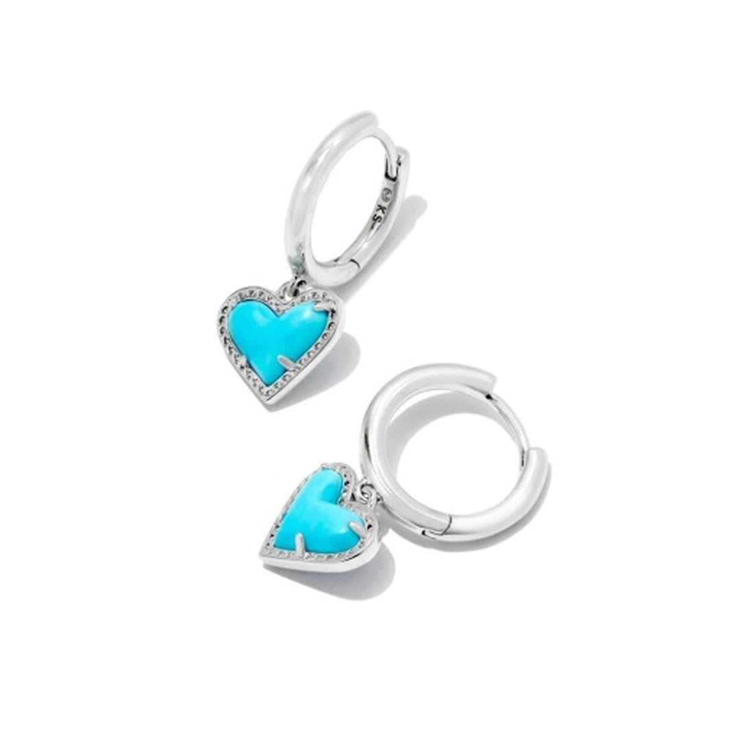 Buy KENDRA SCOTT ARI HEART HUGGIE EARRINGS at Kay's Fine Jewelry