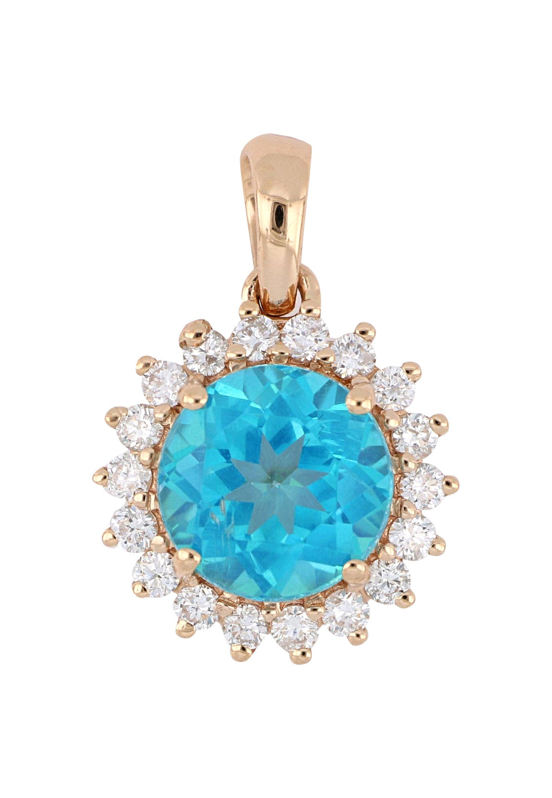 Buy Kreations Ocean Paraiba Topaz and Diamond Pendant at Kay's Fine Jewelry