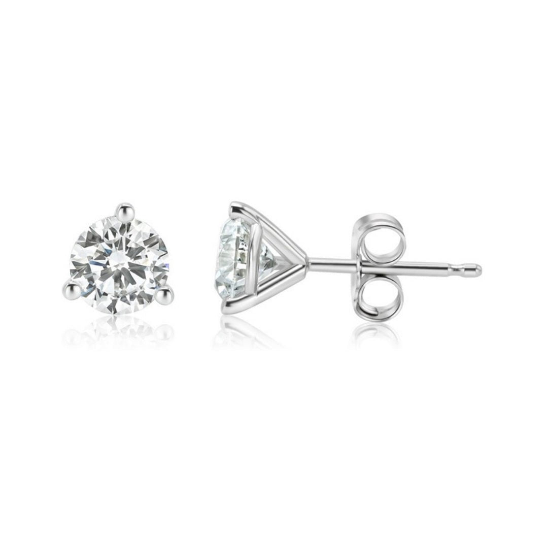 Buy Lab - Grown Diamond Stud Earrings – 1 Carat, 14KT Gold at Kay's Fine Jewelry