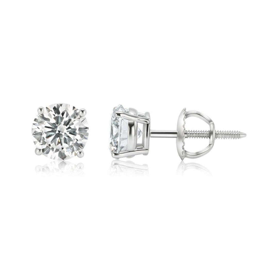Buy Lab - Grown Diamond Stud Earrings – 1 Carat, 14KT Gold at Kay's Fine Jewelry