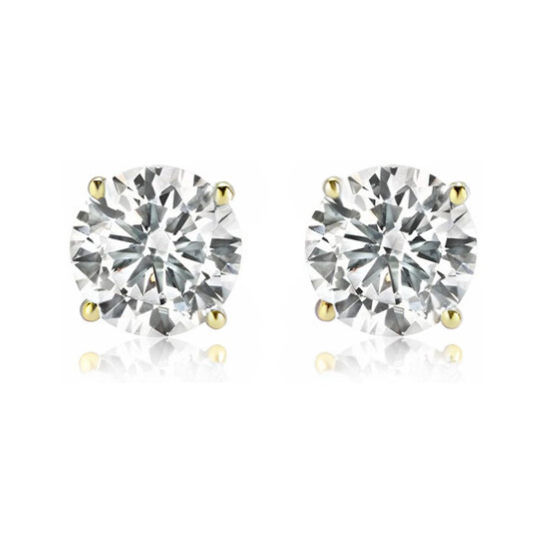 Buy Lab - Grown Diamond Stud Earrings – 1 Carat, 14KT Gold at Kay's Fine Jewelry