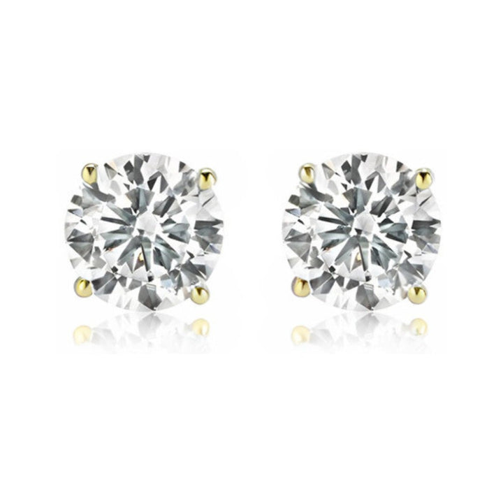Buy Lab - Grown Diamond Stud Earrings – 1 Carat, 14KT Gold at Kay's Fine Jewelry